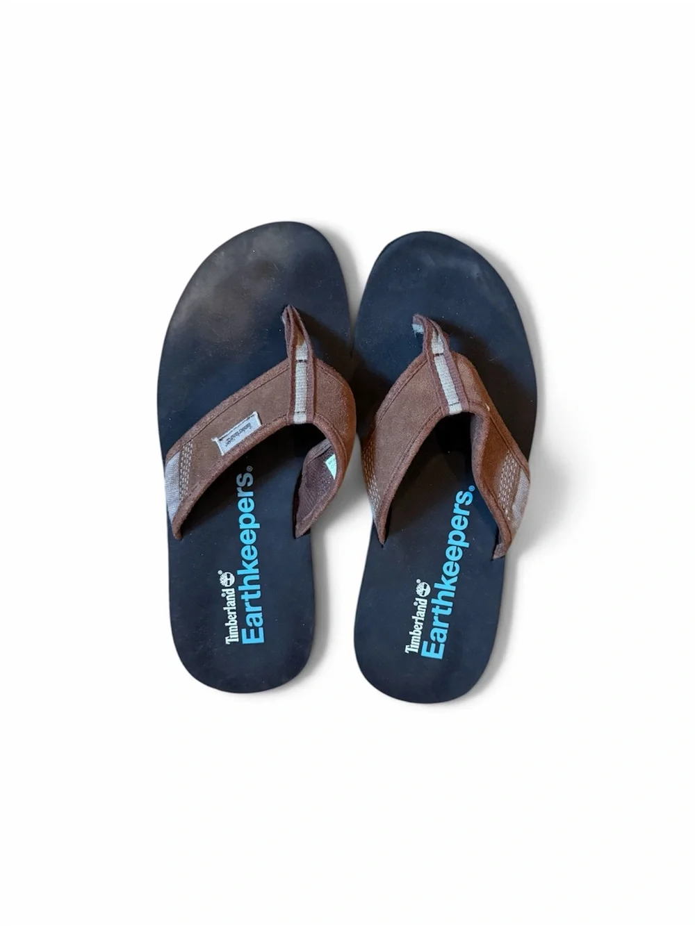Timberland Brown and Black Earthkeepers Men's Flip Flops